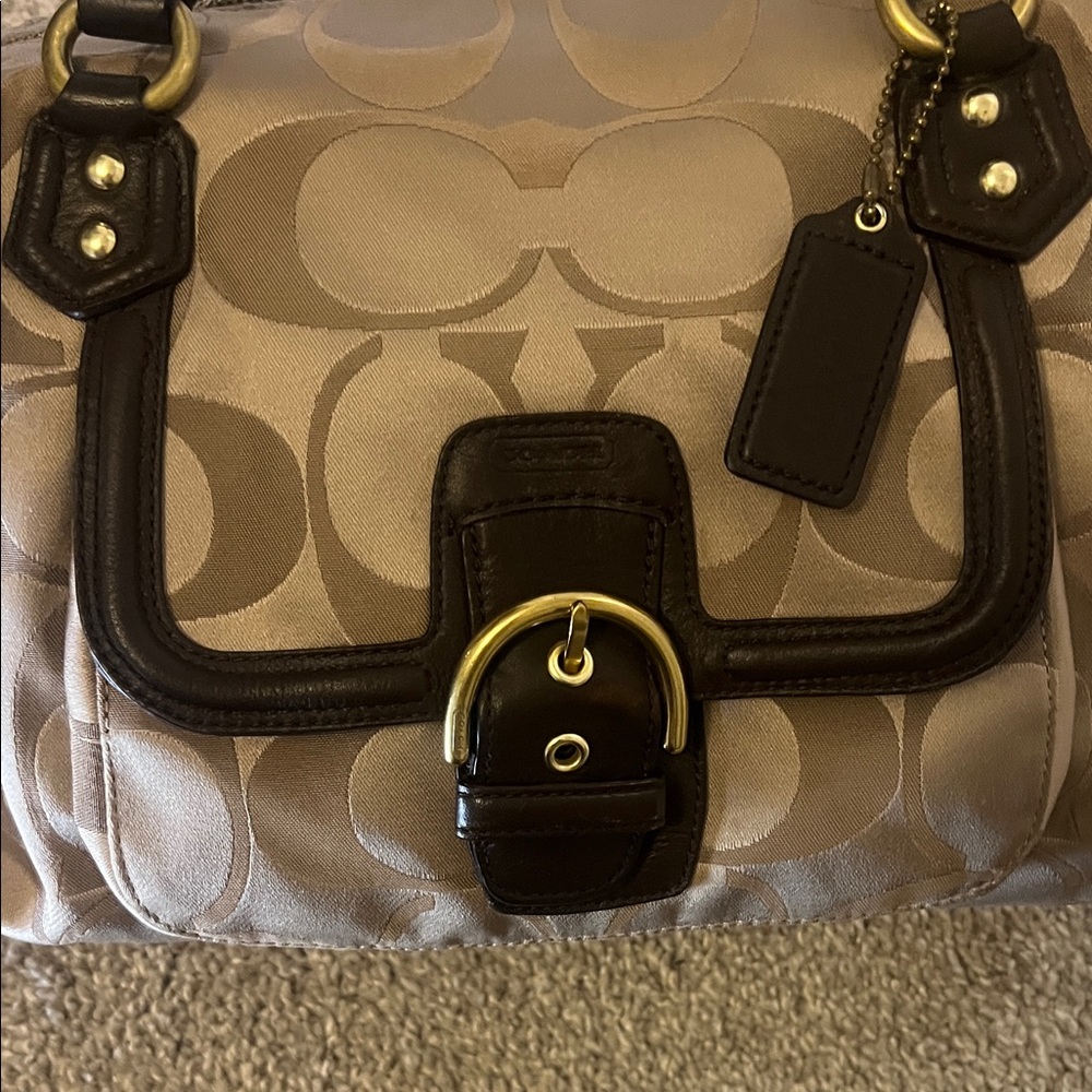 Coach Signature Jacquard Satchel - Picture 7 of 16